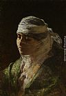 Frederick Arthur Bridgman A Veiled Beauty painting